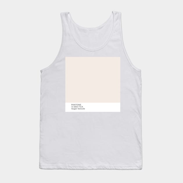 pantone 11-0607 TCX Sugar Swizzle Tank Top by princessmi-com